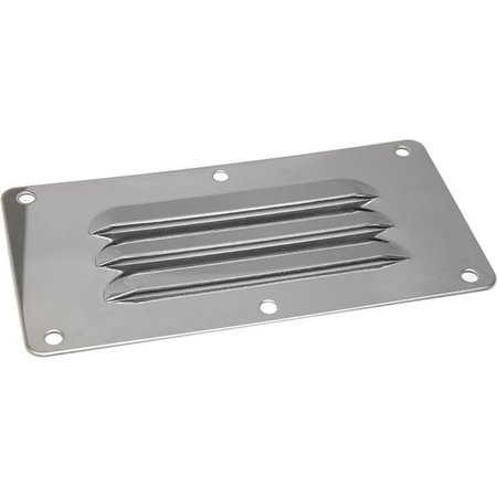 POWERHOUSE Stainless Steel Louvered Vent - 5 x 9 in. PO1322596